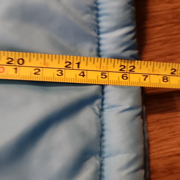 Aviva Hooded Vest Azure Blue Size Medium - Picture 4 of 6